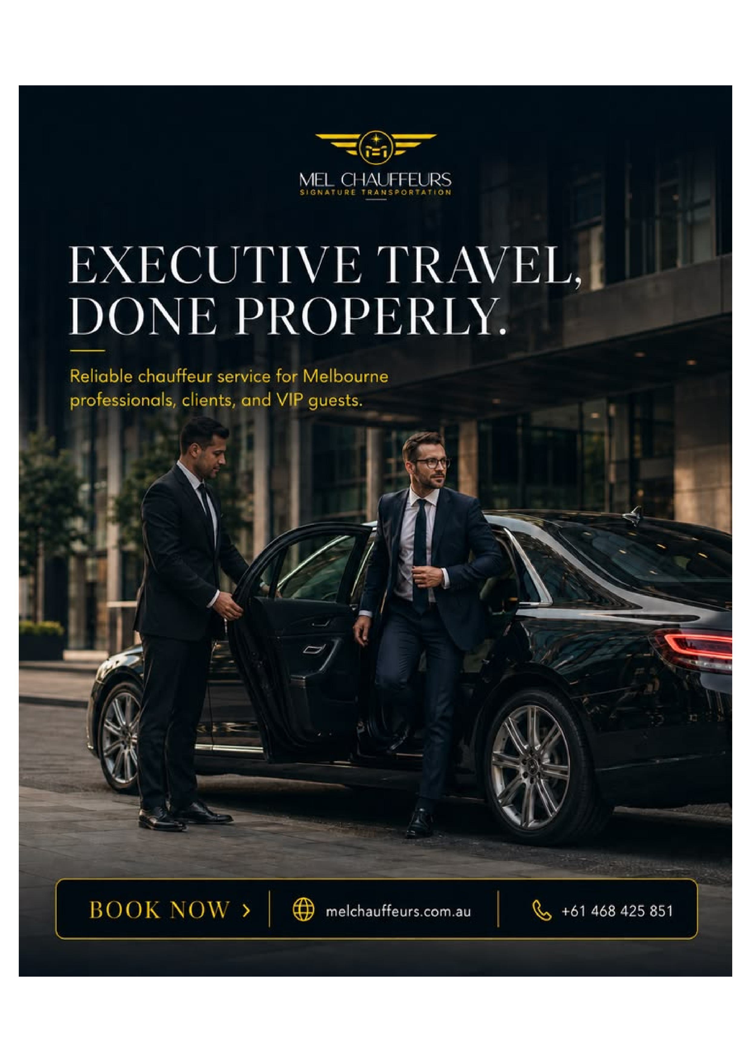 Professional chauffeur service